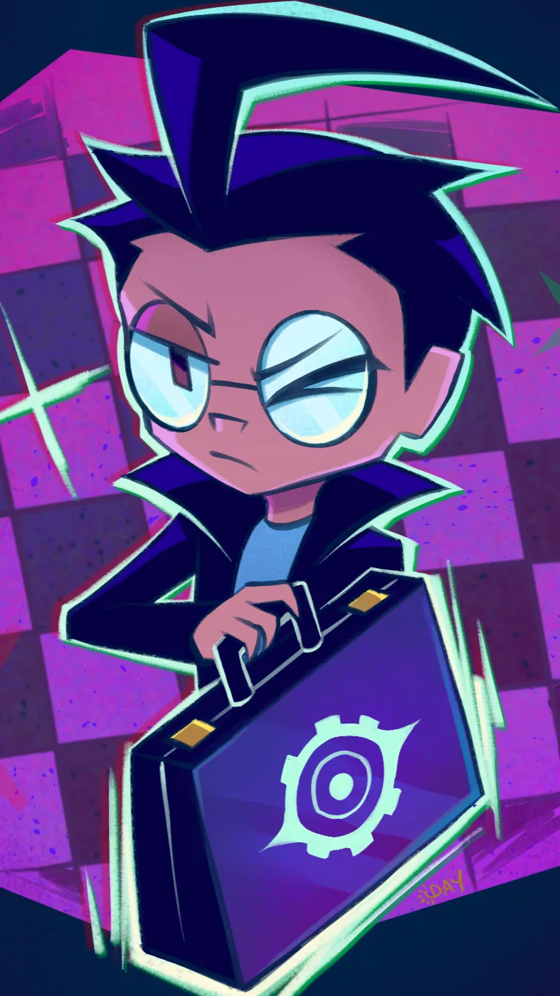 ai character: 💙DIB!!🤓 background