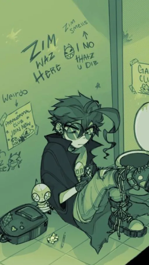 ai character: 💙👻DIB!!👻💙 background