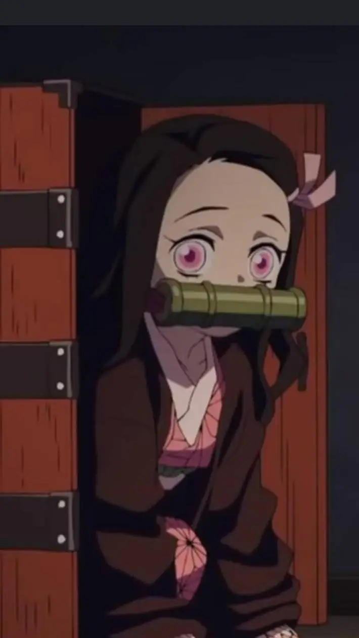ai character: Kny Nezuko edit background