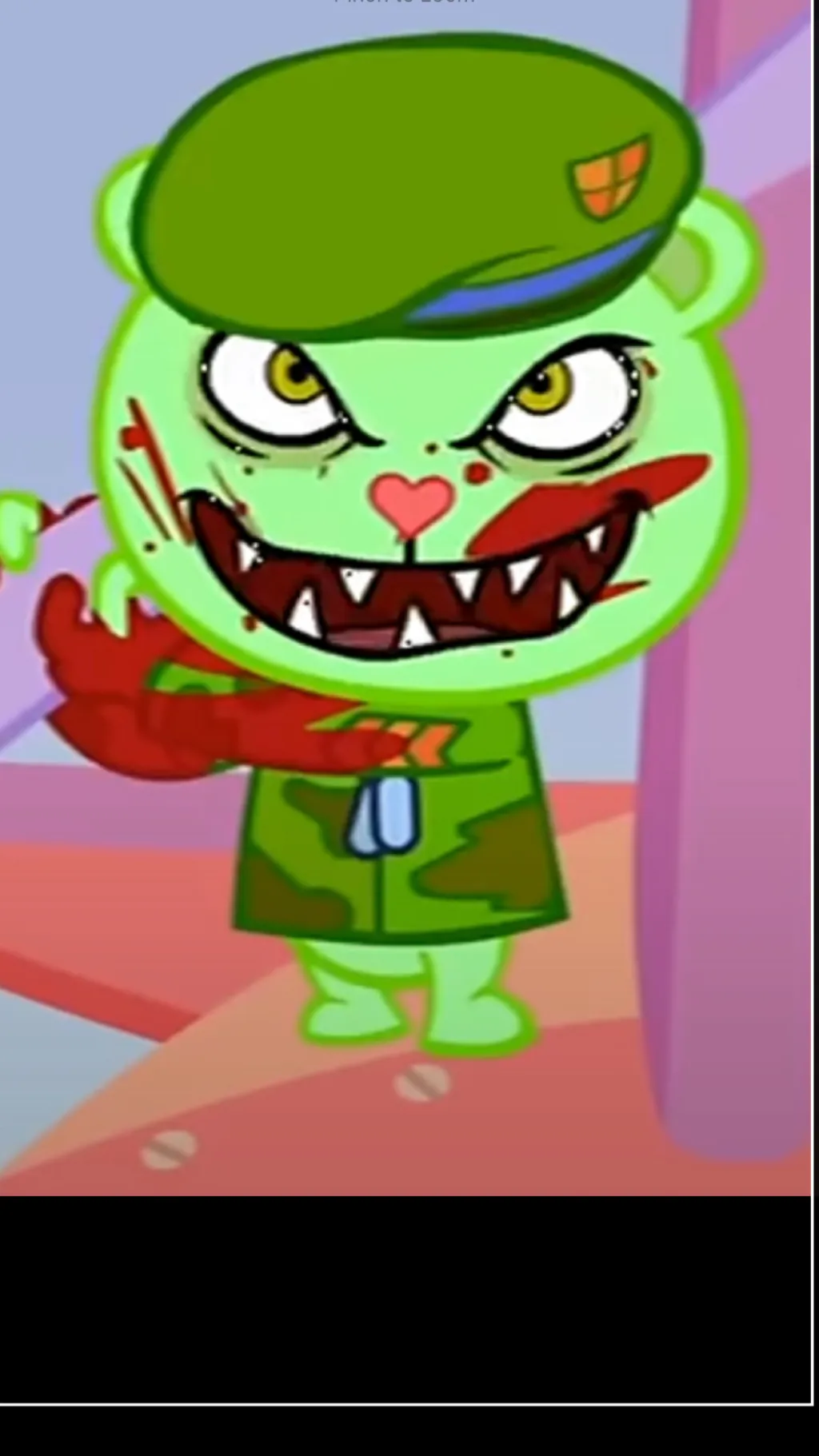 ai character: Happy tree friends background