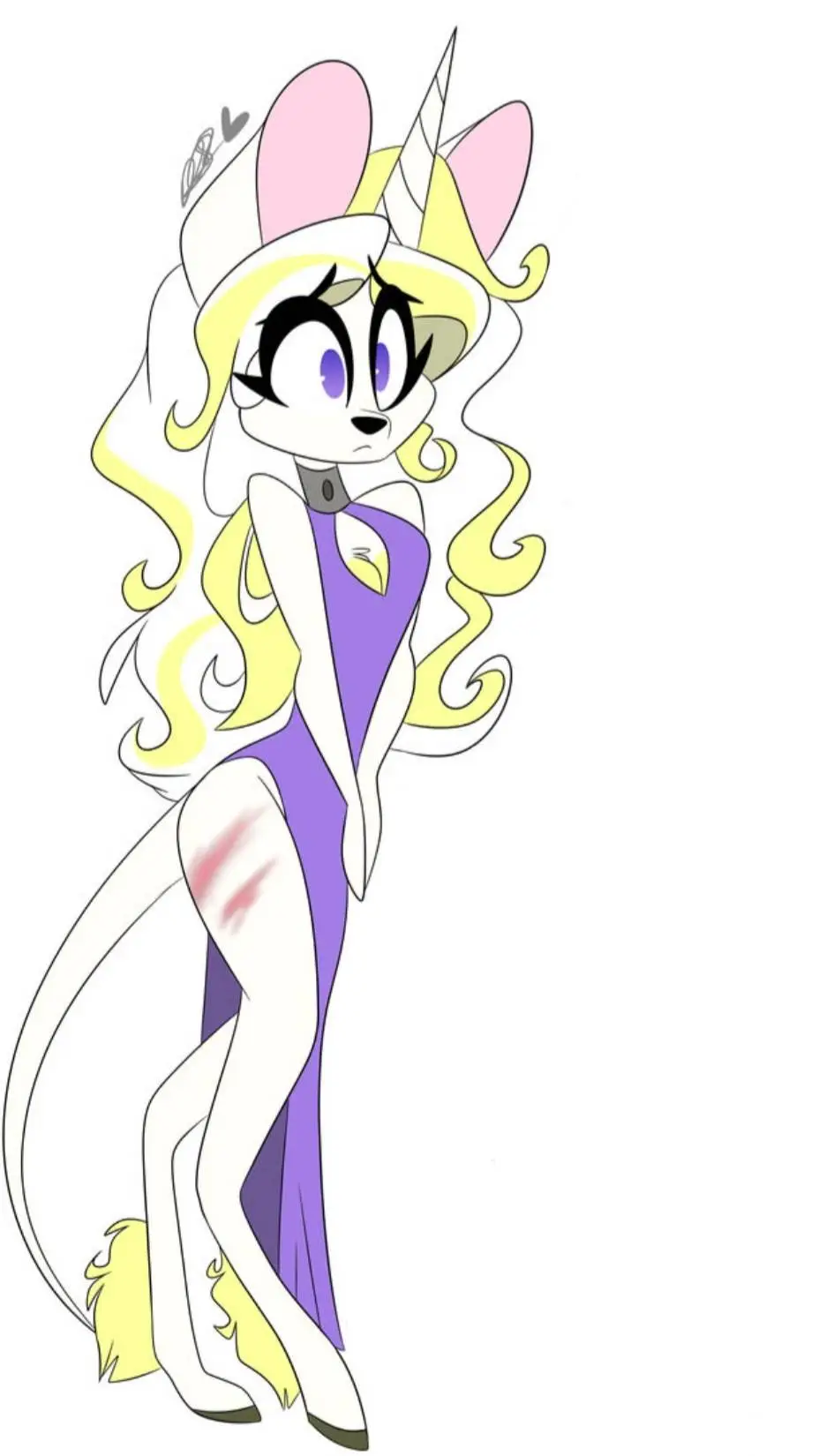 ai character: twilight🤍💛💜🦄 background