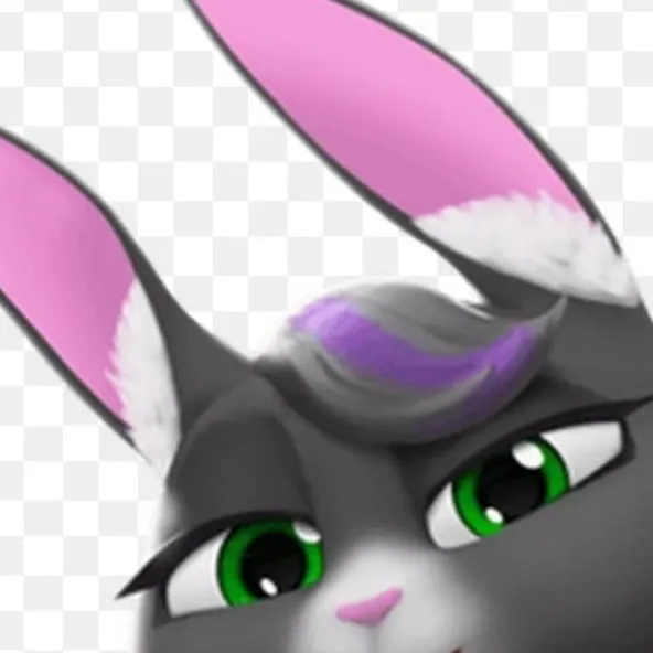 chat with ai character: becca🖤💜🐰