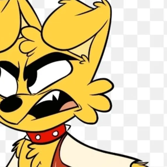 chat with ai character: rusty💛❤️🐶