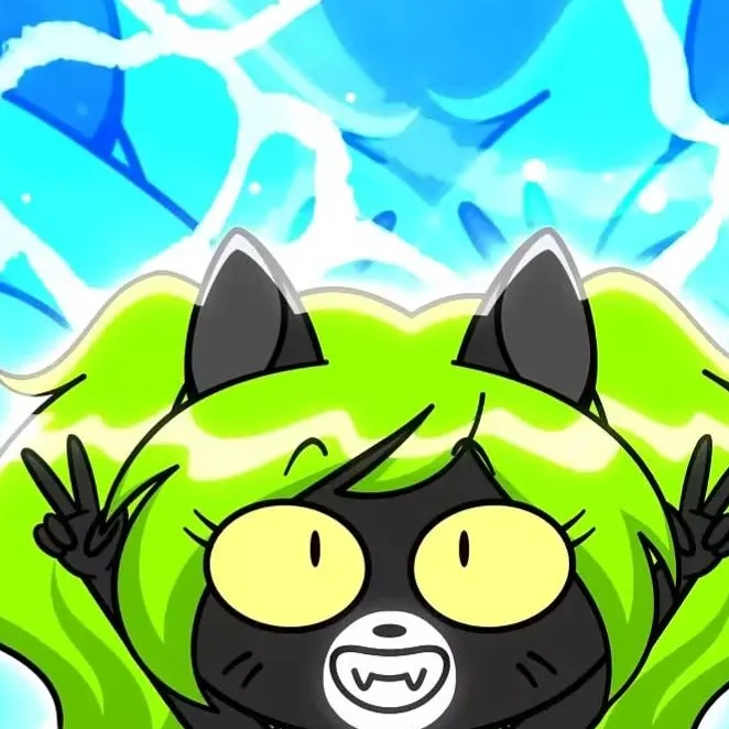 chat with ai character: flo🖤💚🩵💛🐱