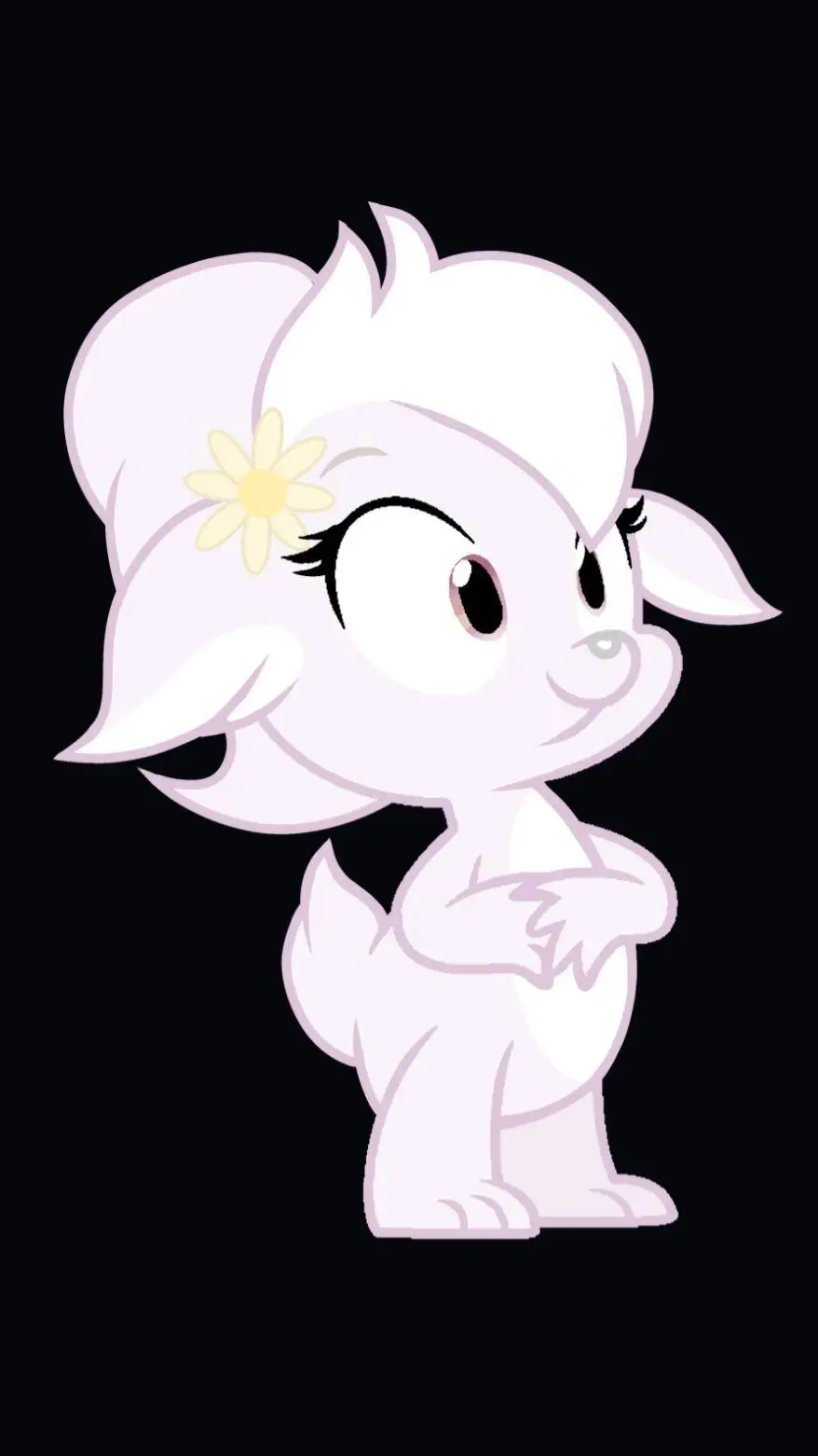 ai character: stella🤍🩷💛 background