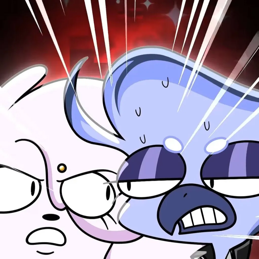 chat with ai character: ava and pj fight💜💙