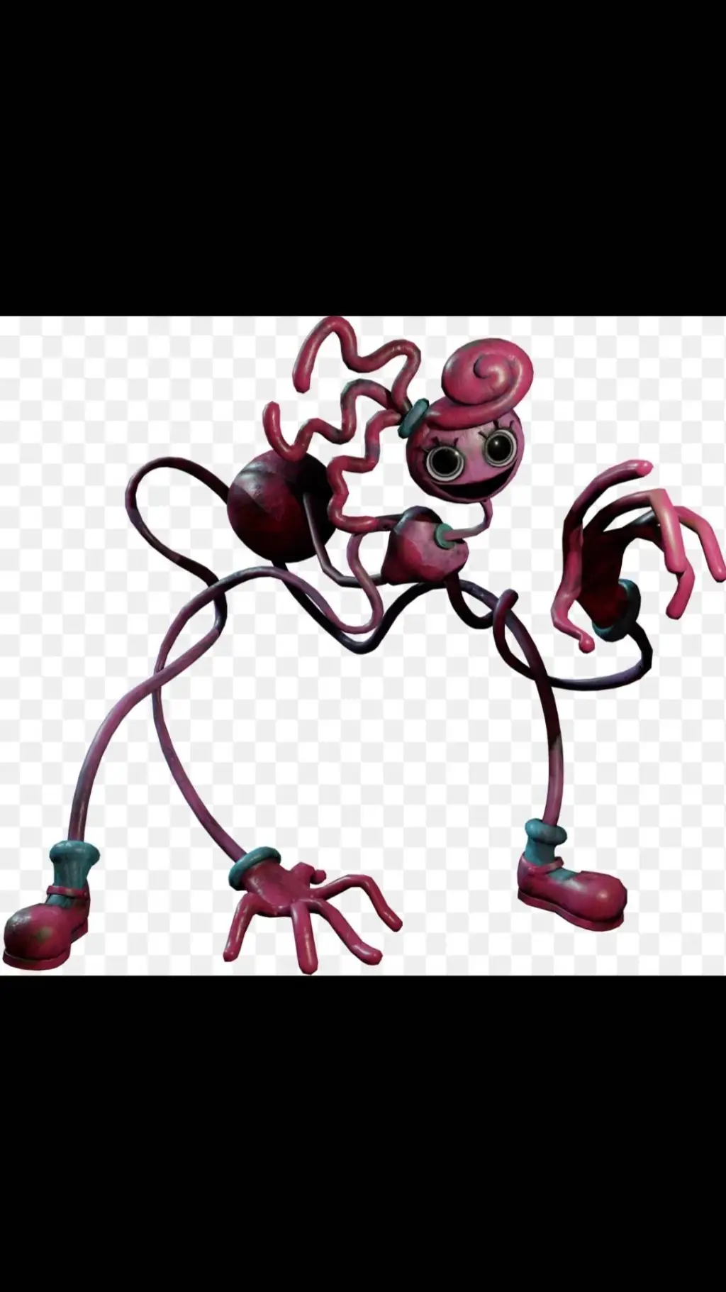 ai character: mommy long legs🩷🩵 background