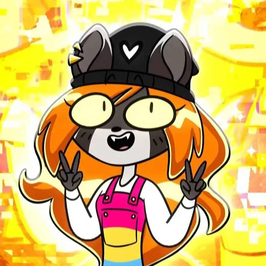 chat with ai character: ruby🧡🩶🦝