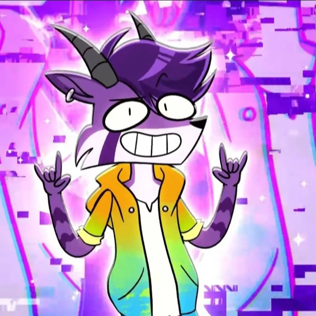 chat with ai character: rave💜🧡💚💙🦝🐲