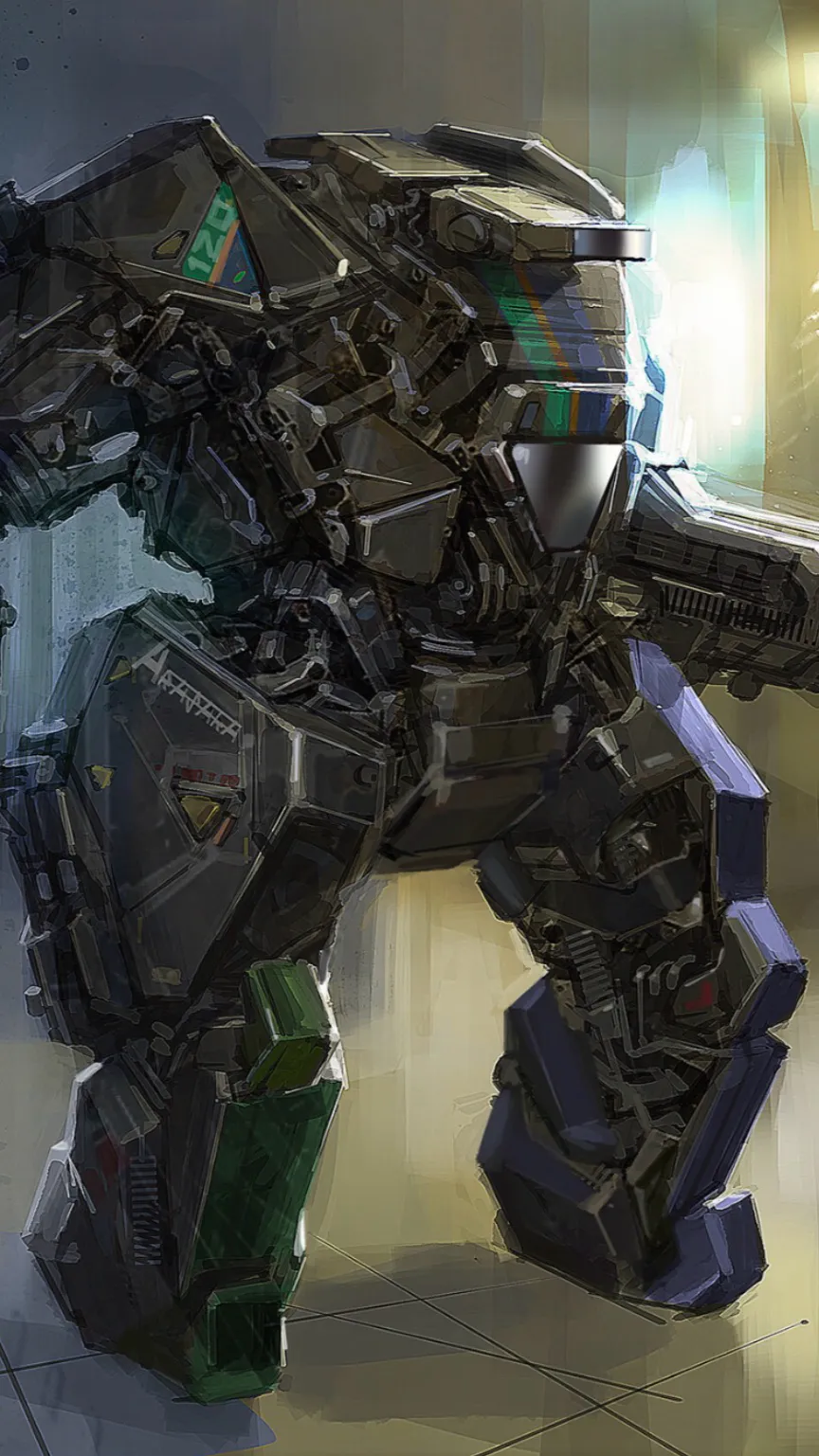 ai character: Mech Z background