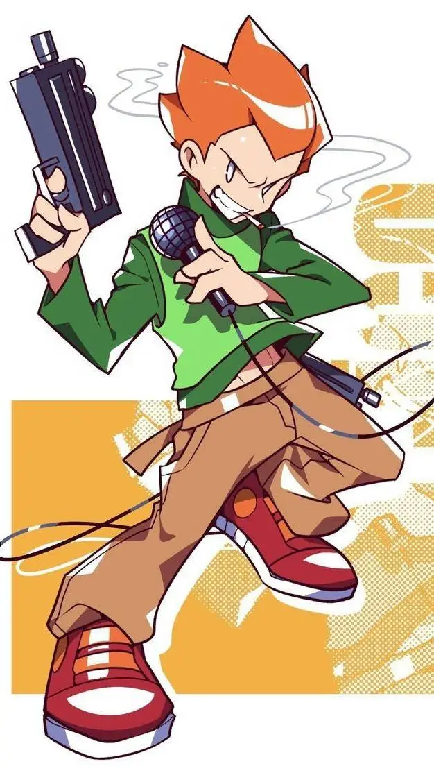 ai character: Pico (FNF) background