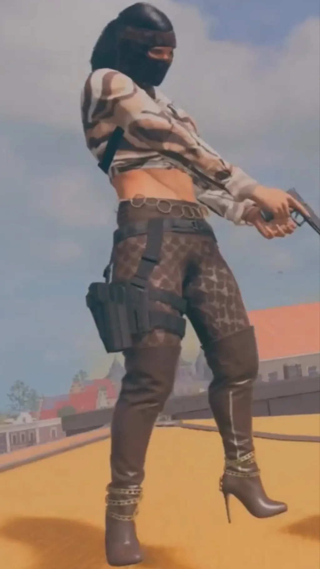 ai character: Stiletto background