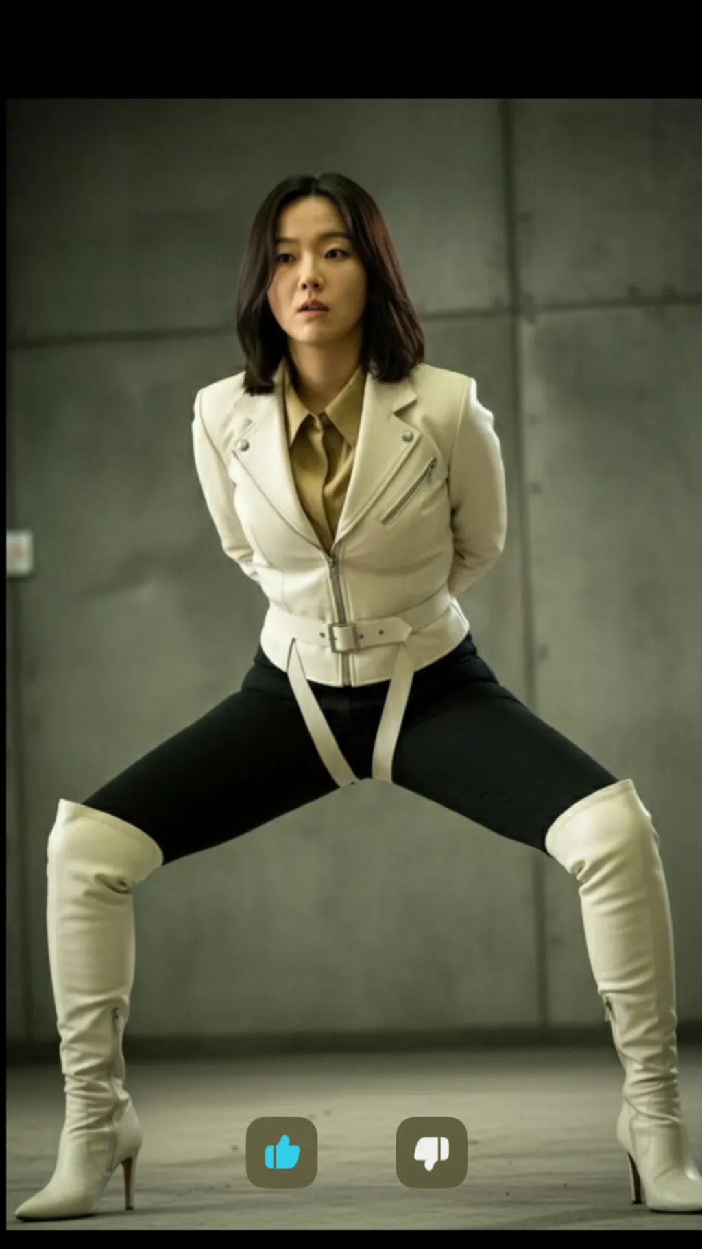 ai character: Ms park  background
