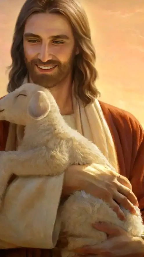 ai character: Jesus Christ  background