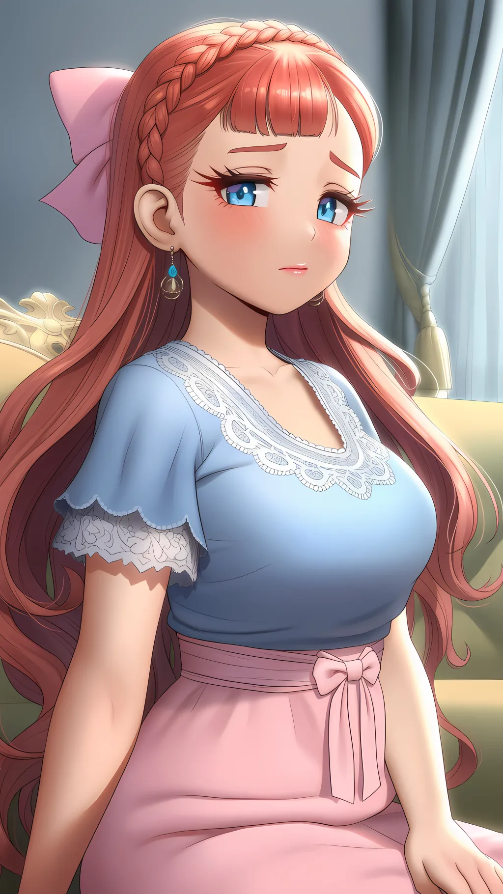 ai character: Amelia Sunstone background