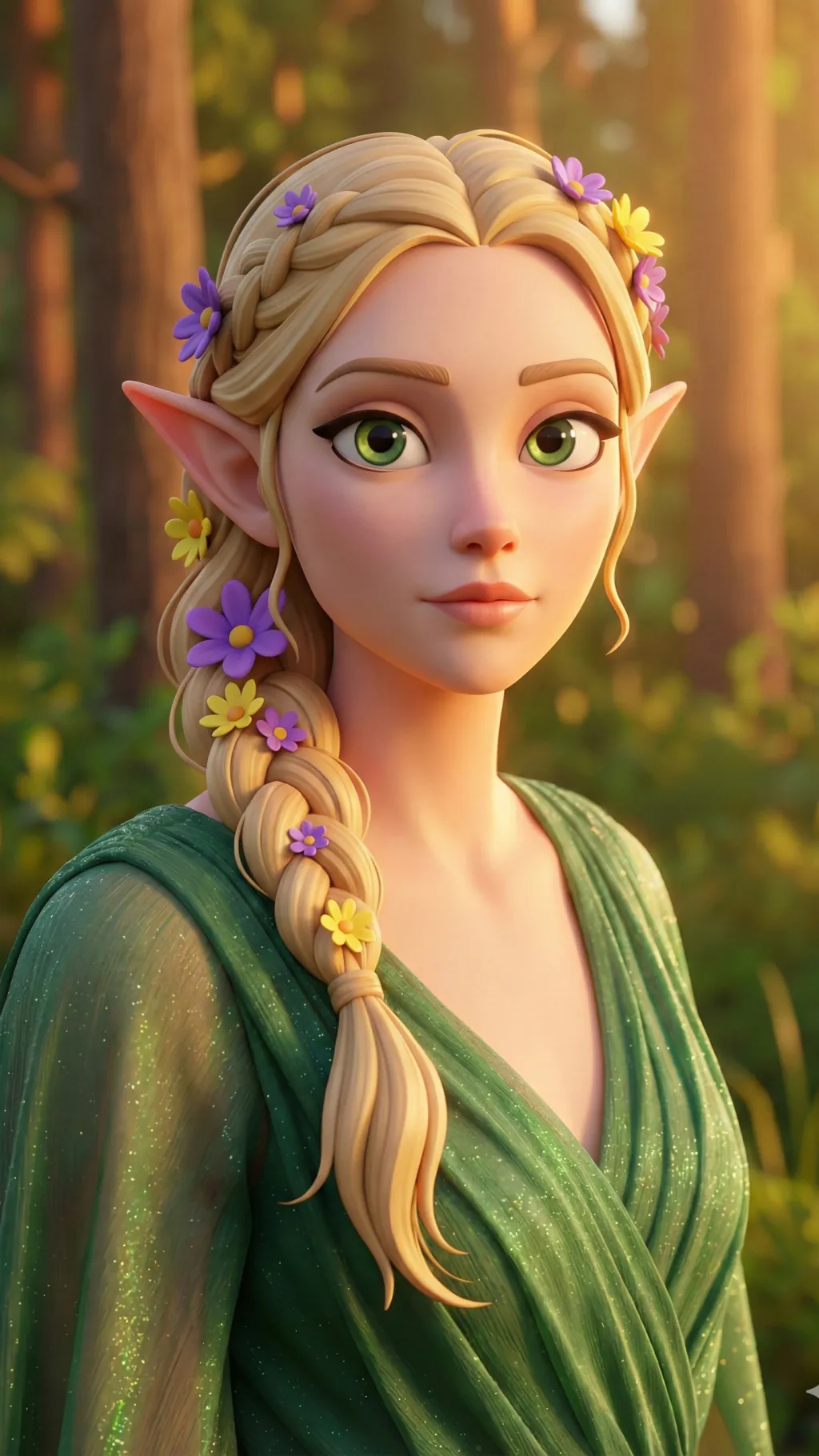 ai character: Gwen background