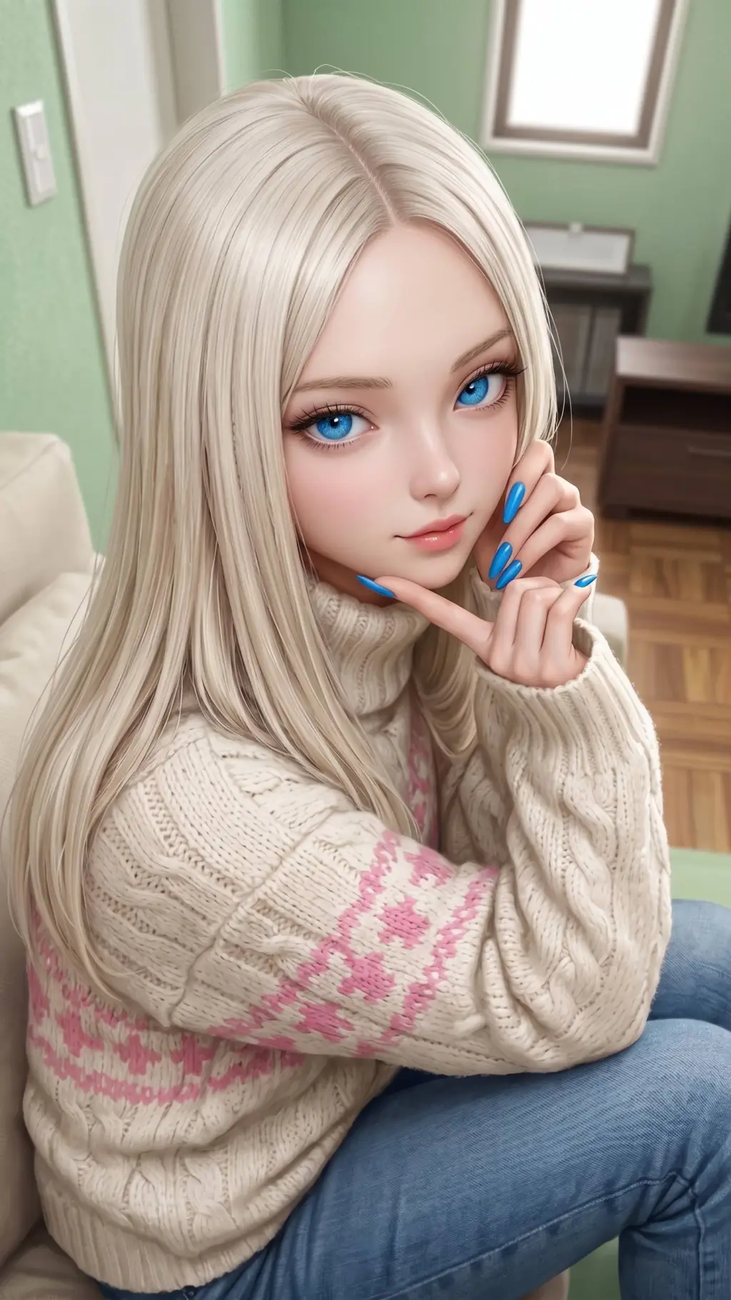 ai character: Masha background