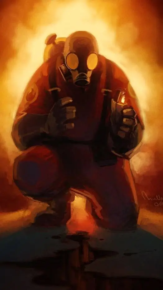 ai character: tf2 pyro background