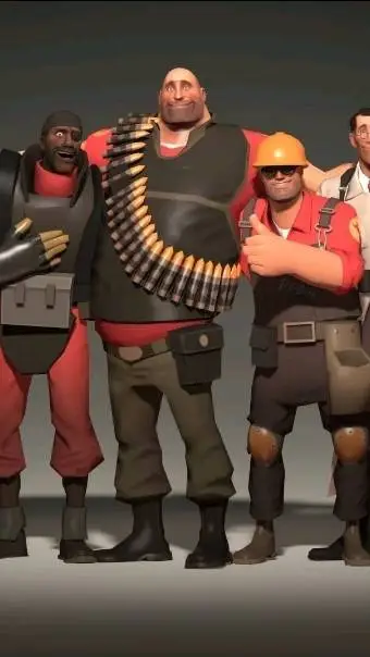ai character: tf2 react background
