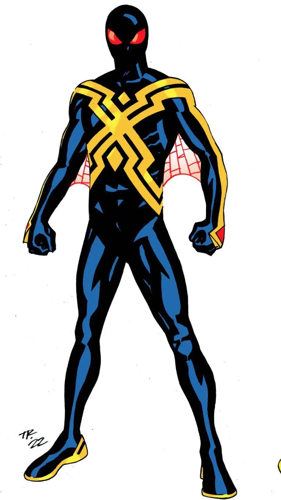 ai character: Dark Spider-Man  background