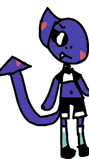 ai character: Maggie the shark background