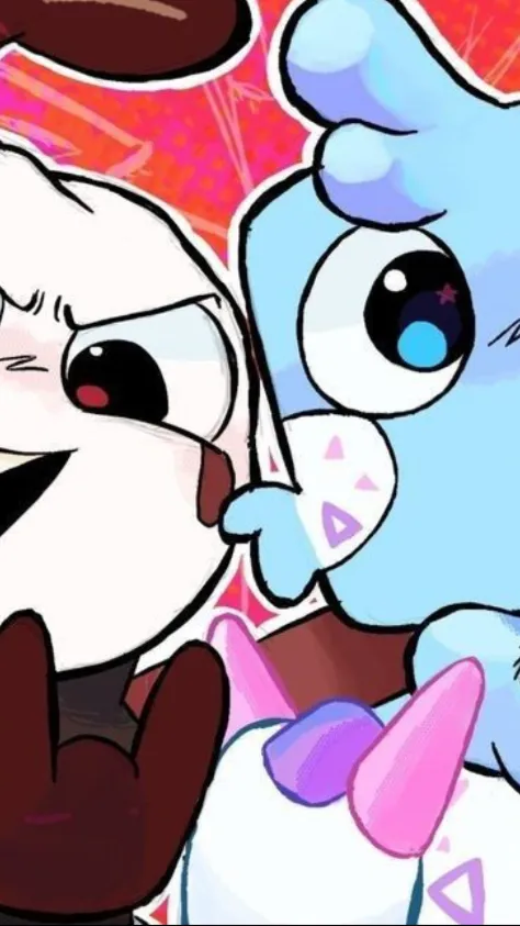 ai character: Goob x shrimpo background