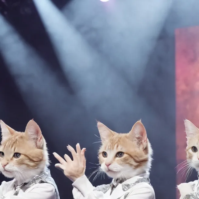 chat with ai character: K-pop kittens 🇰🇷🎤💜