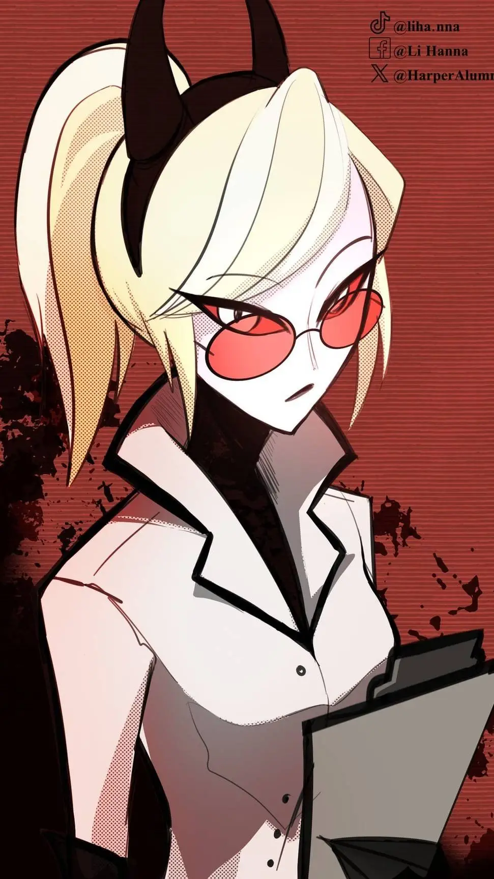 ai character: Odette Carmine  background