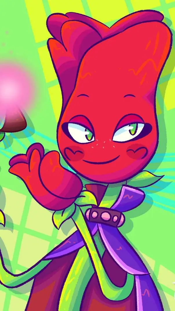 ai character: PVZ Rose background