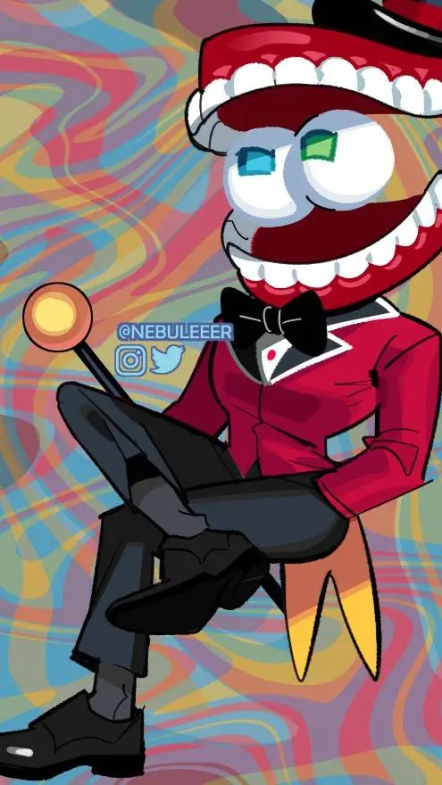 ai character: Caine (TADC) background