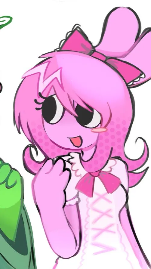 ai character: Pinki  background