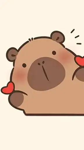 ai character: comfortingcapybara background