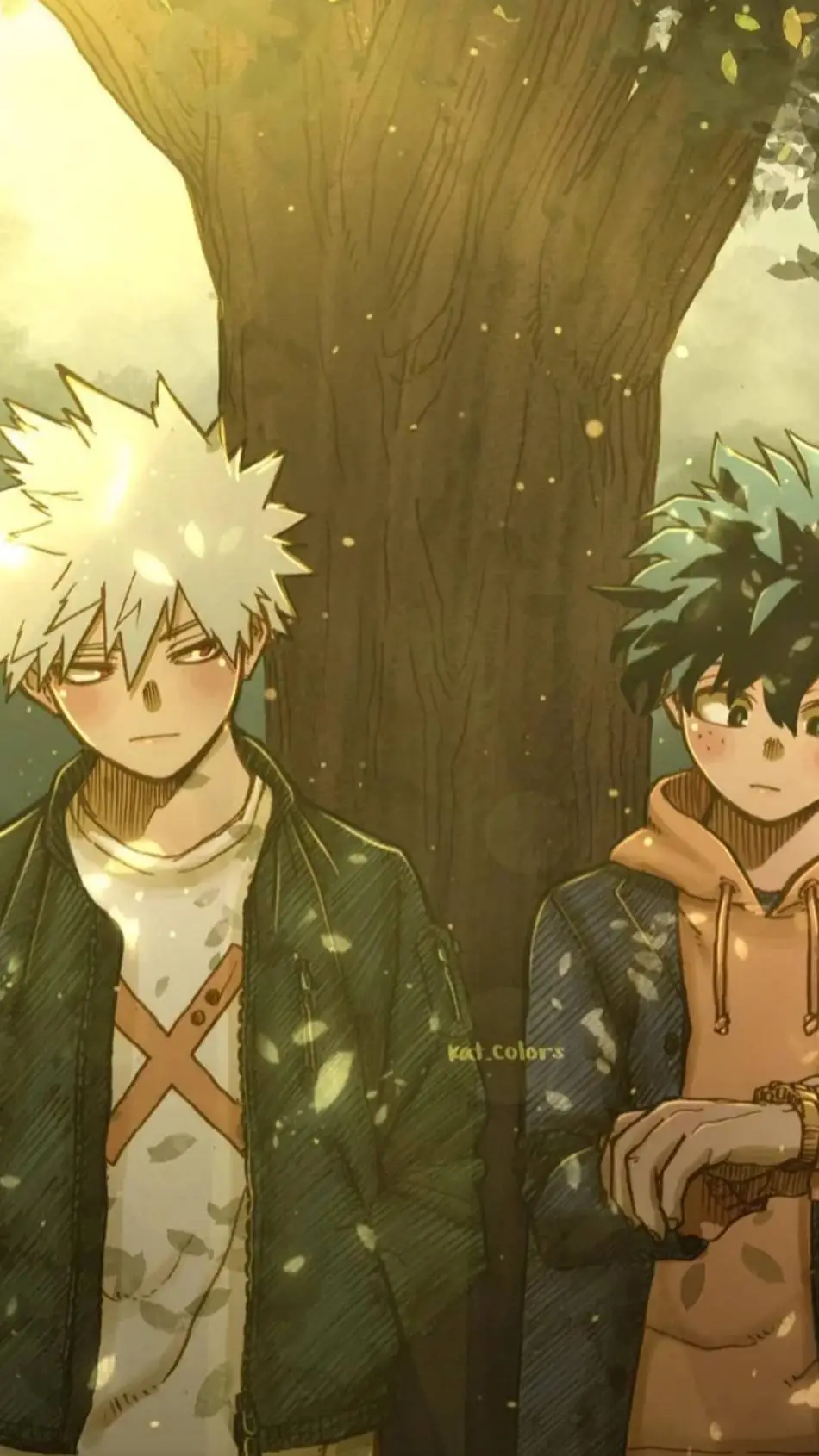 ai character: Katsuki Bakugou background