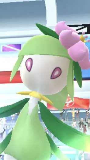 ai character: Hisuian lilligant background