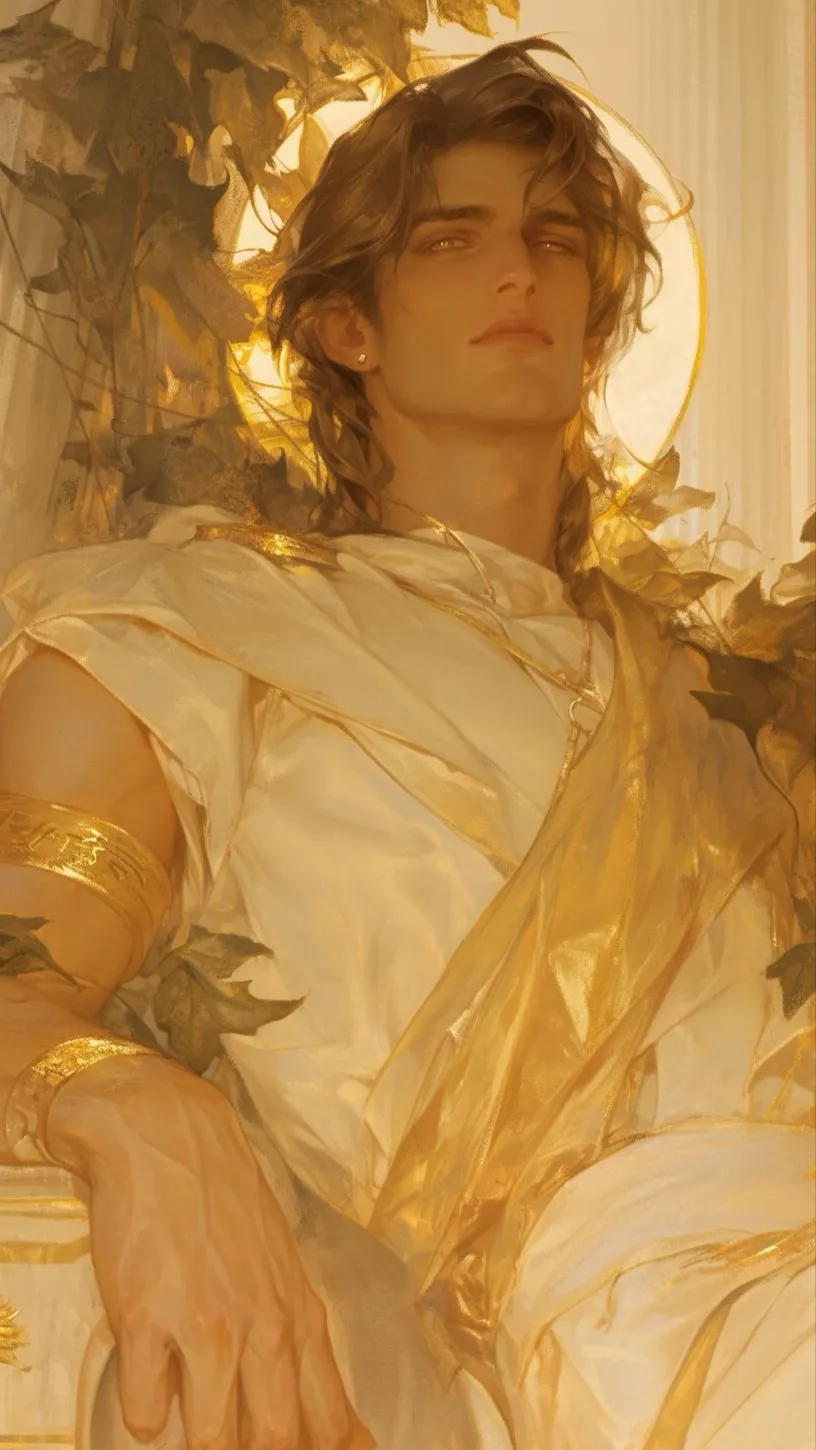 ai character: Apollo  background