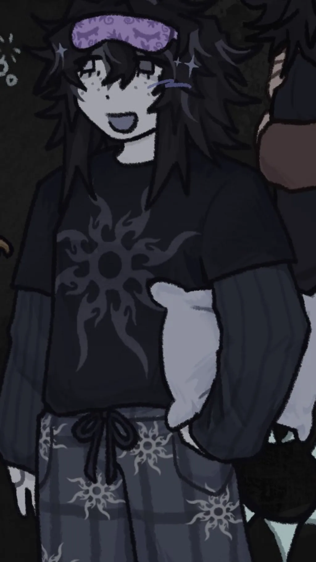 ai character: Sleepy Two time background