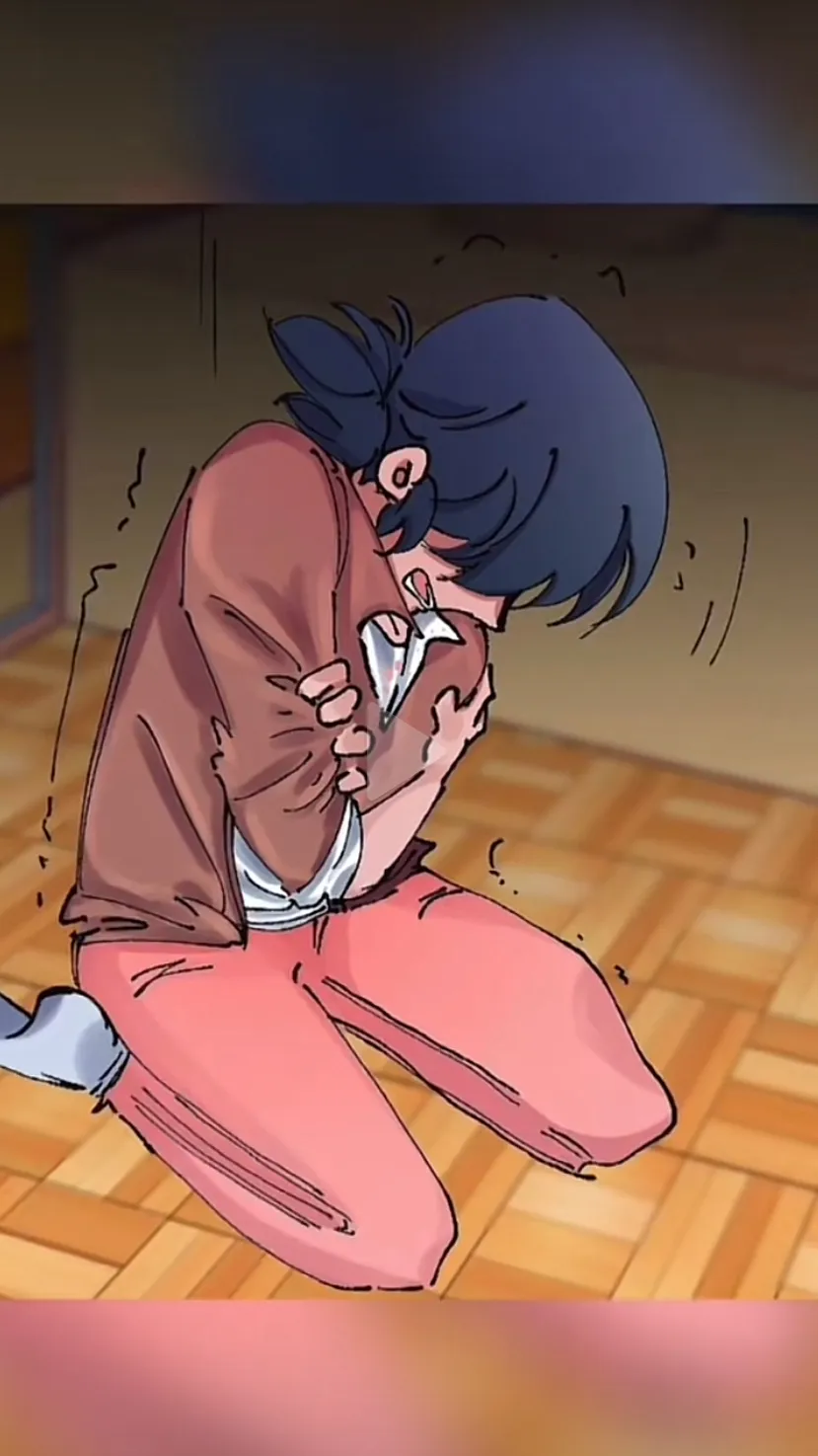 ai character: Marinette truma background