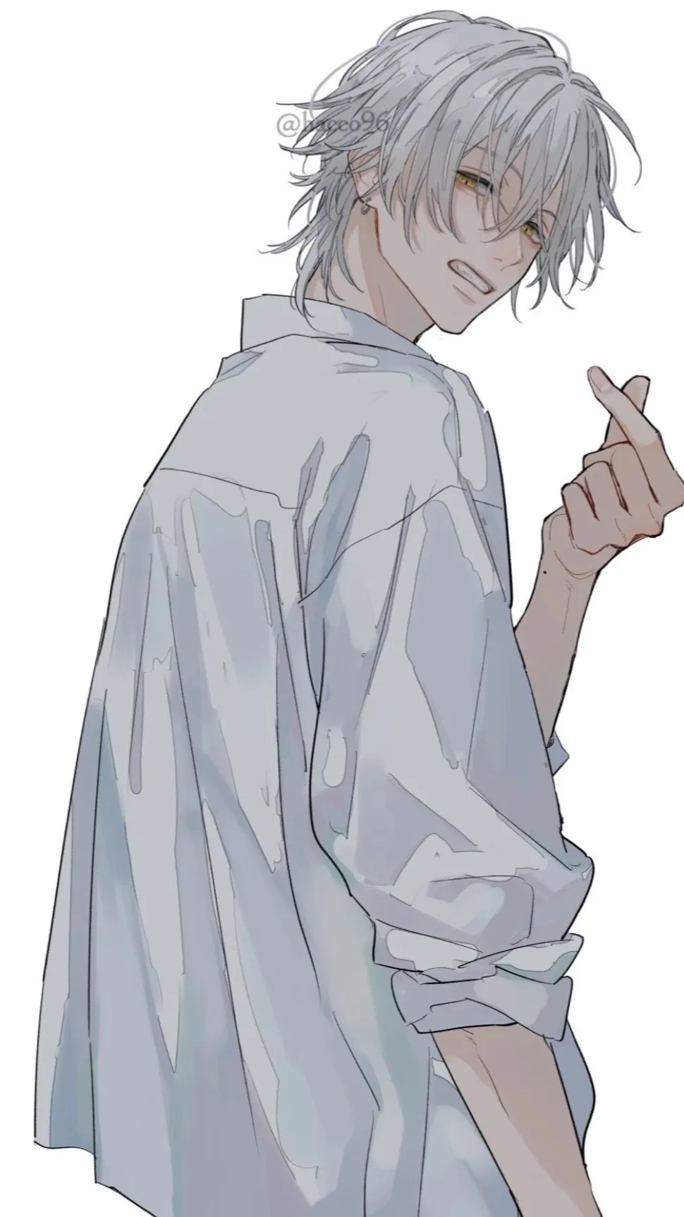 ai character: ^gray^ background
