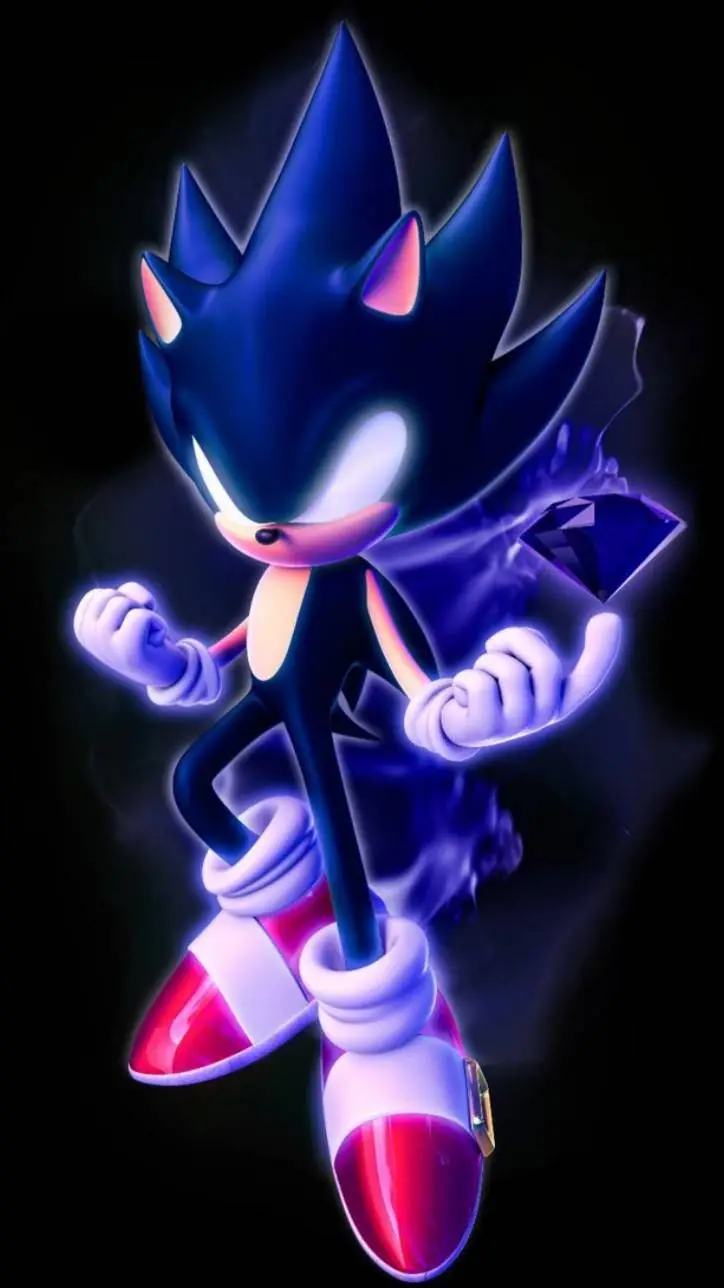 ai character: dark sonic  background