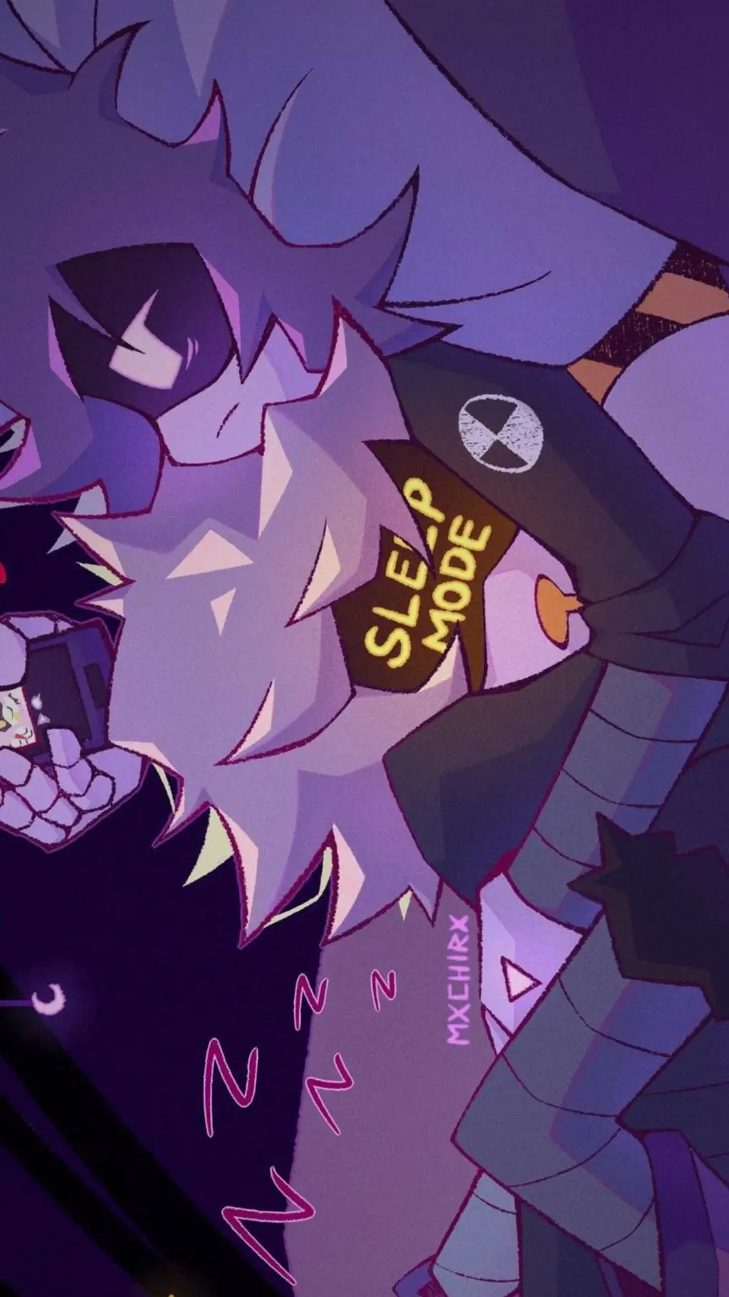 ai character: MD sleepover  background