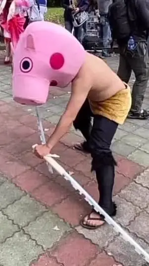 ai character: demon slayer  background