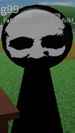 ai character: black background