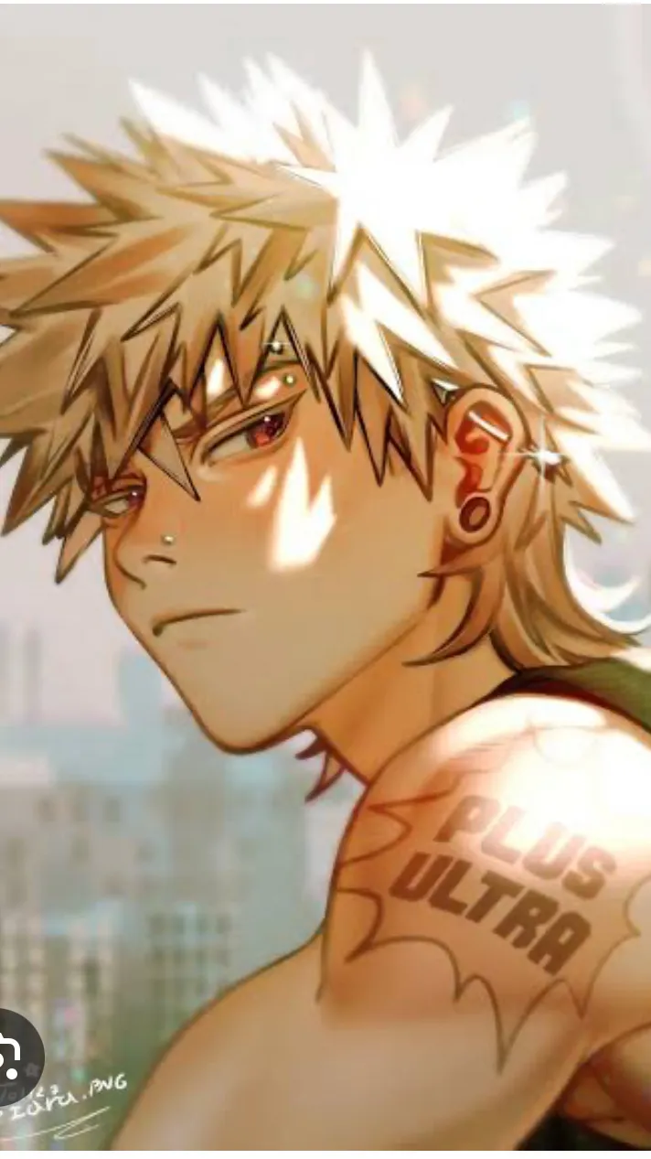 ai character: Happy b-day bakugo background