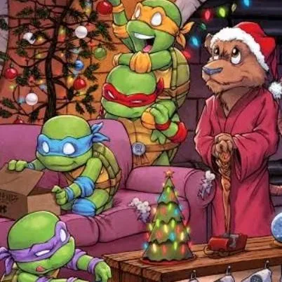chat with ai character: 2012TMNT Christmas