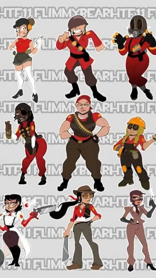 ai character: TF2 Gender Swapped background