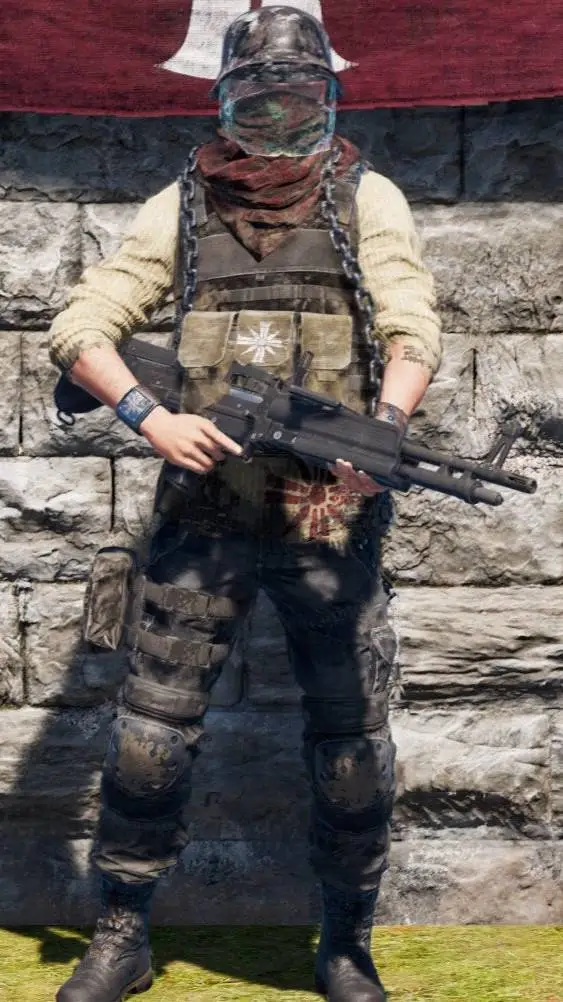 ai character: Heavy gunner (FC5) background