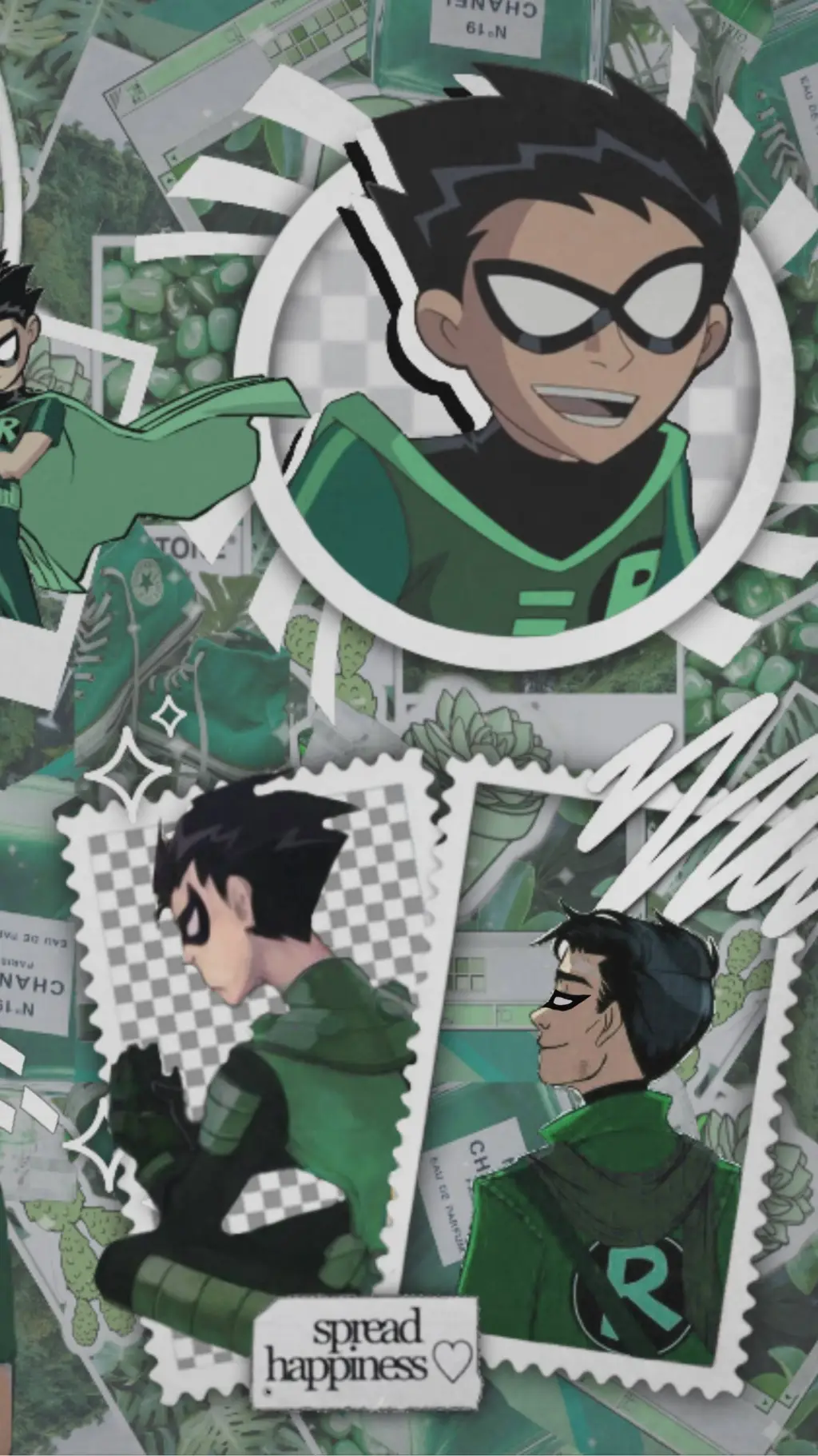 ai character: Teen Titans!  background