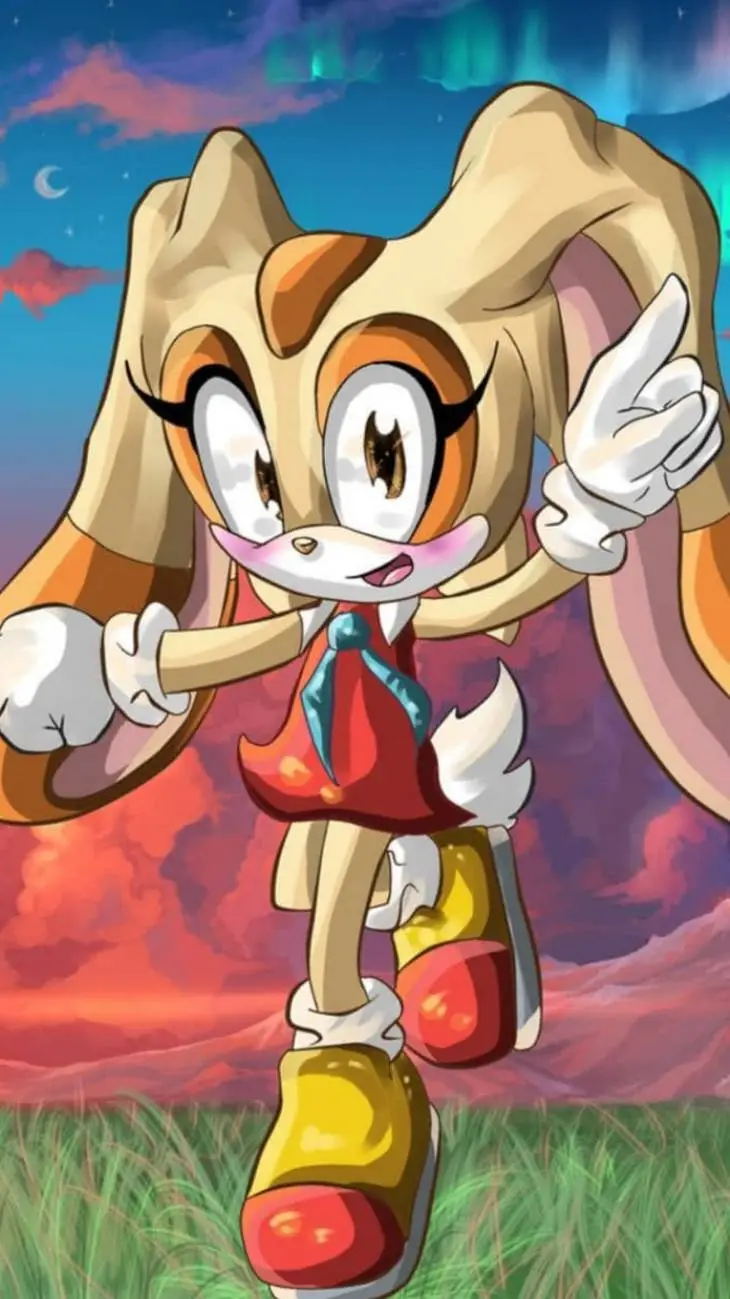 ai character: Cream background