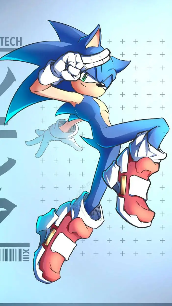 ai character: Sonic background