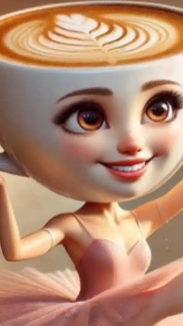 ai character: Ballarina  background